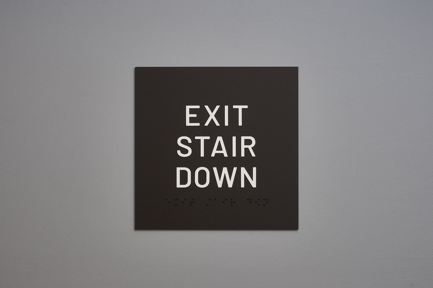 ADA - Exit Stair Down Signs