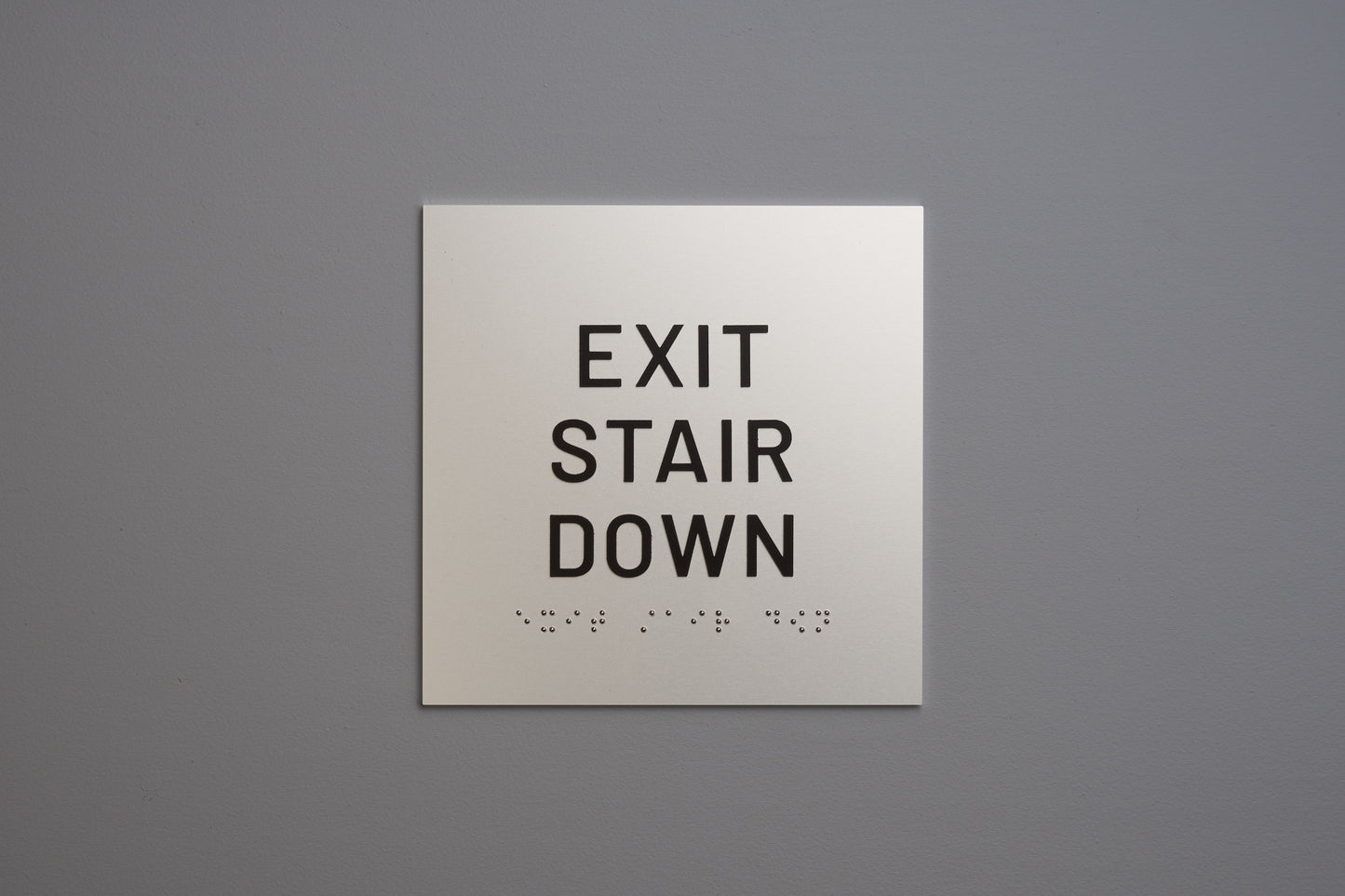 ADA - Exit Stair Down Signs