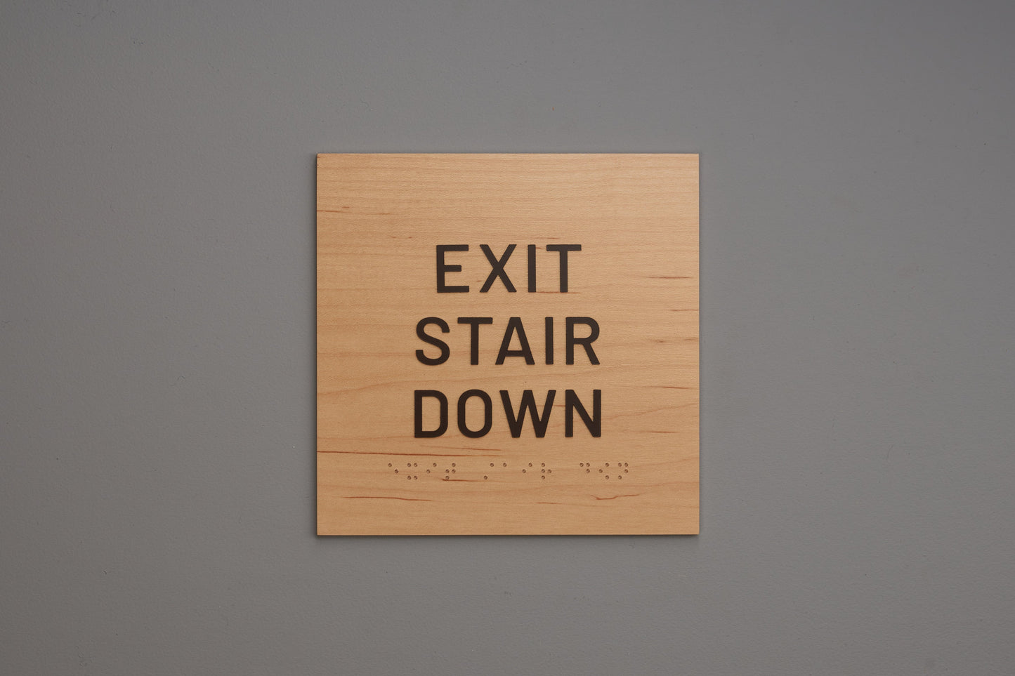 ADA - Exit Stair Down Signs
