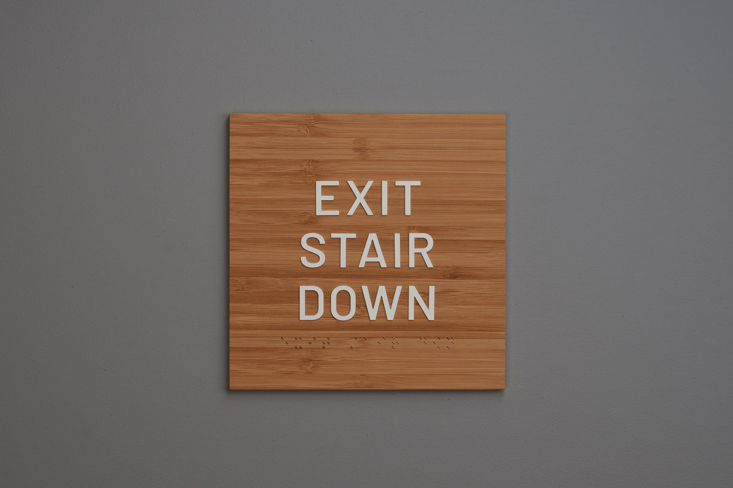 ADA - Exit Stair Down Signs