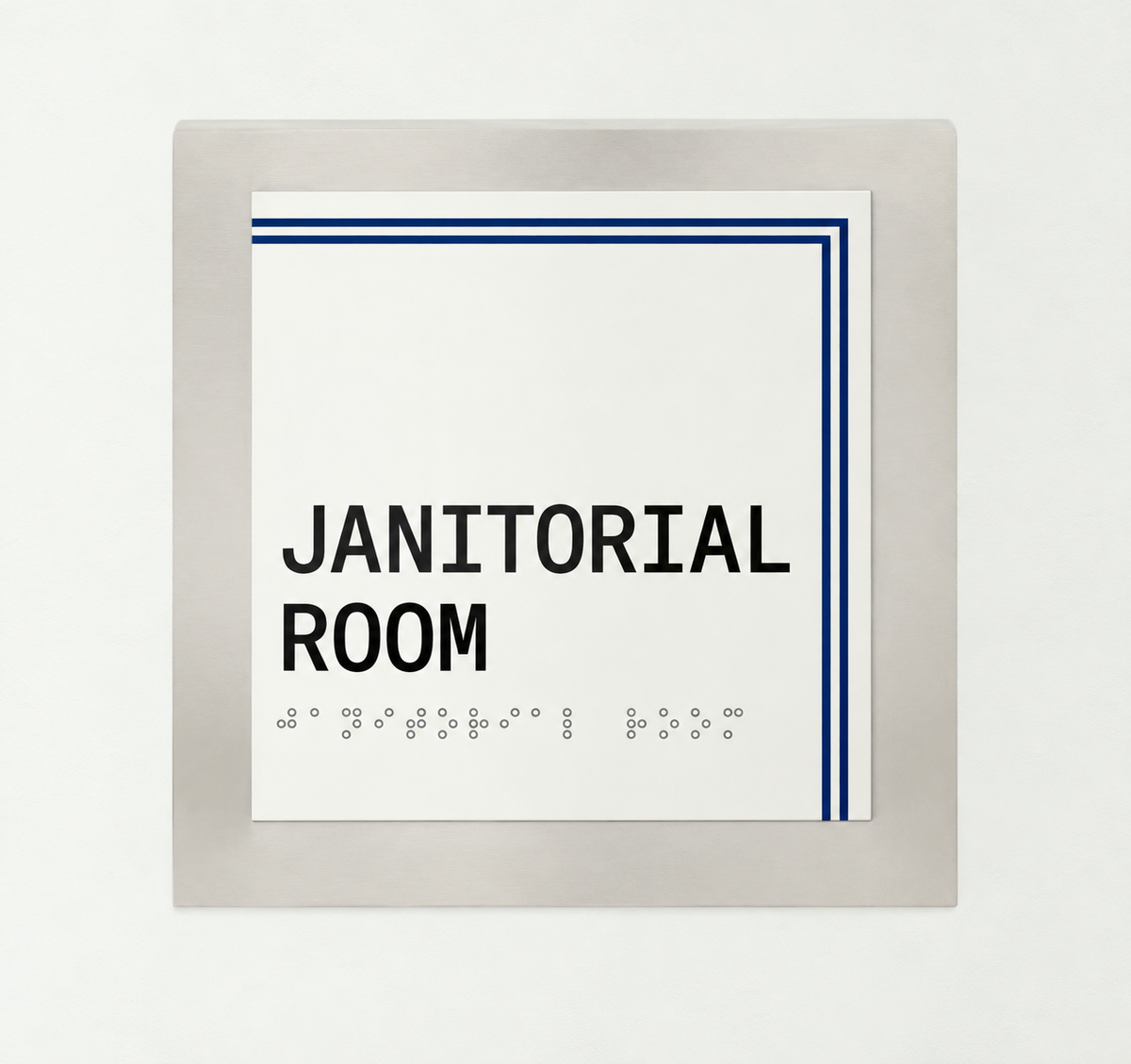 ADA Janitorial Room SIgn