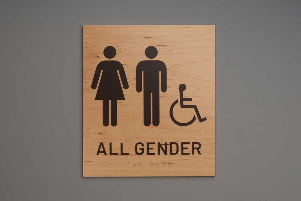 ADA - Restroom Wall Signs - All Gender - ISA