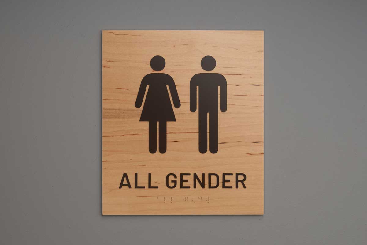 ADA - Restroom Wall Signs - All Gender