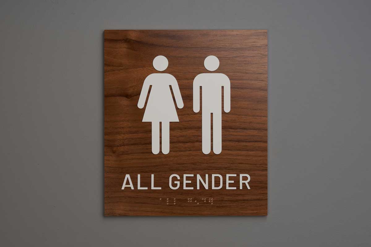 ADA - Restroom Wall Signs - All Gender