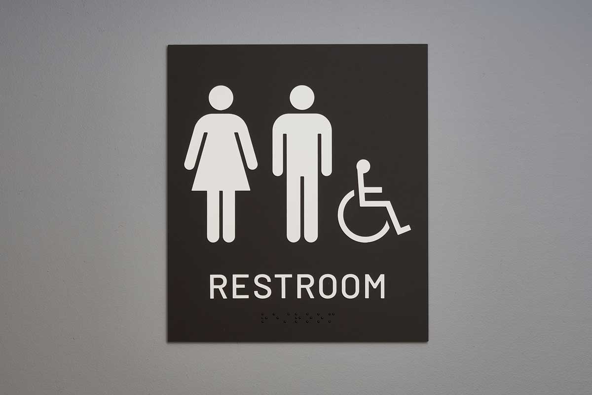 ADA - Restroom Wall Signs - Restroom - ISA
