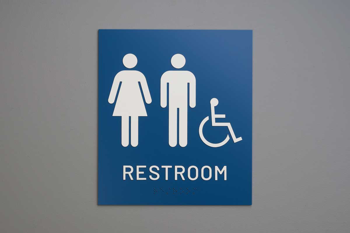 ADA - Restroom Wall Signs - Restroom - ISA