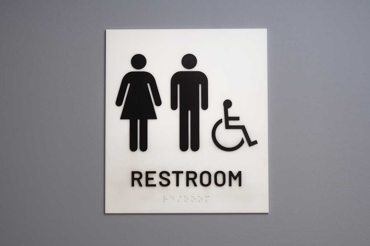 ADA - Restroom Wall Signs - Restroom - ISA