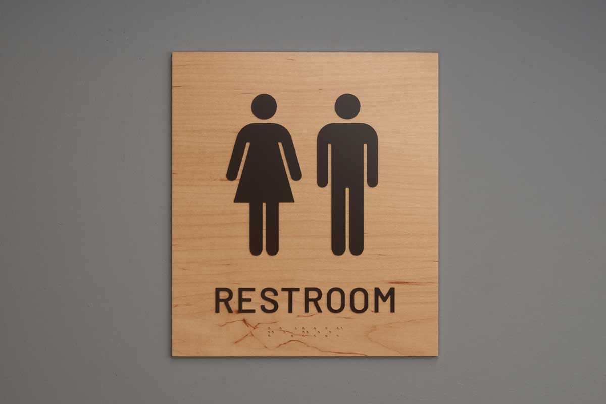 ADA - Restroom Wall Signs - Restroom