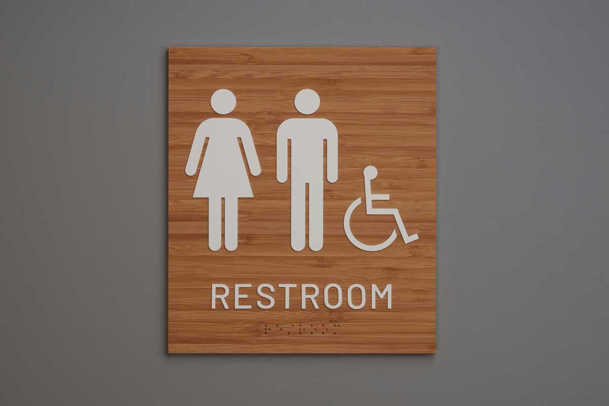 ADA - Restroom Wall Signs - Restroom - ISA
