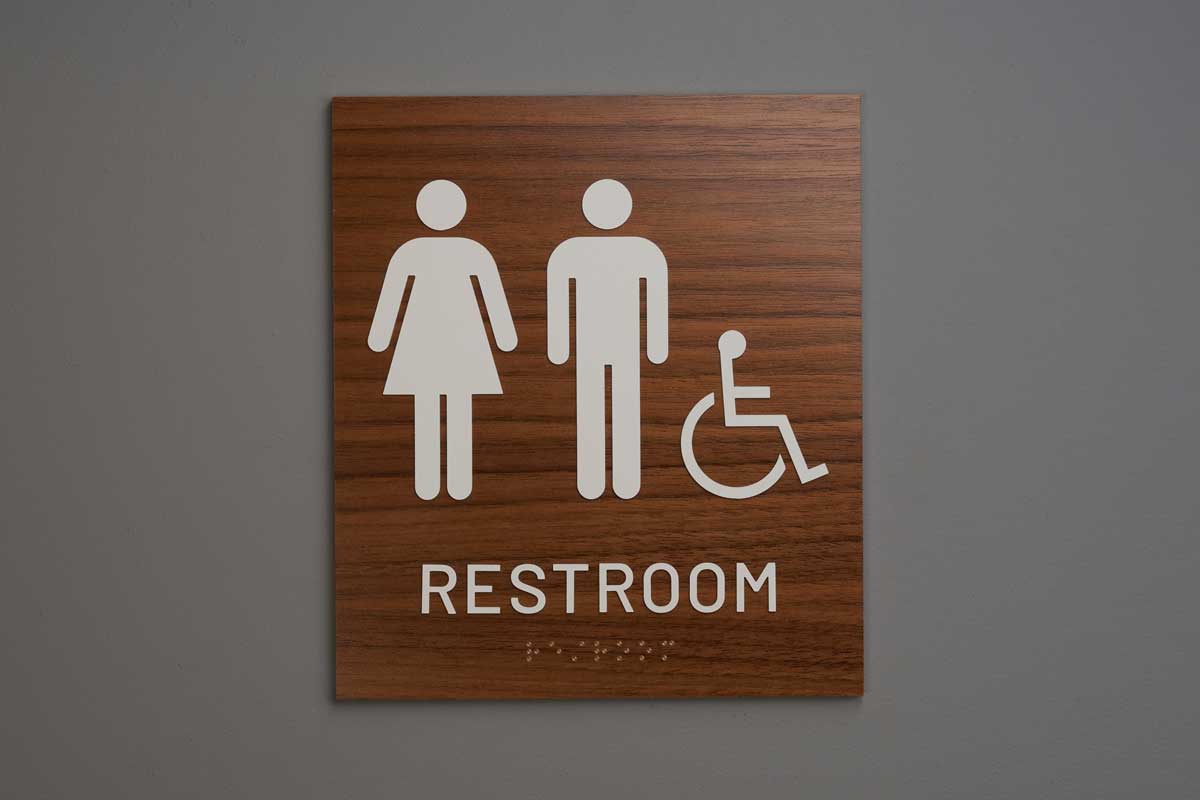 ADA - Restroom Wall Signs - Restroom - ISA
