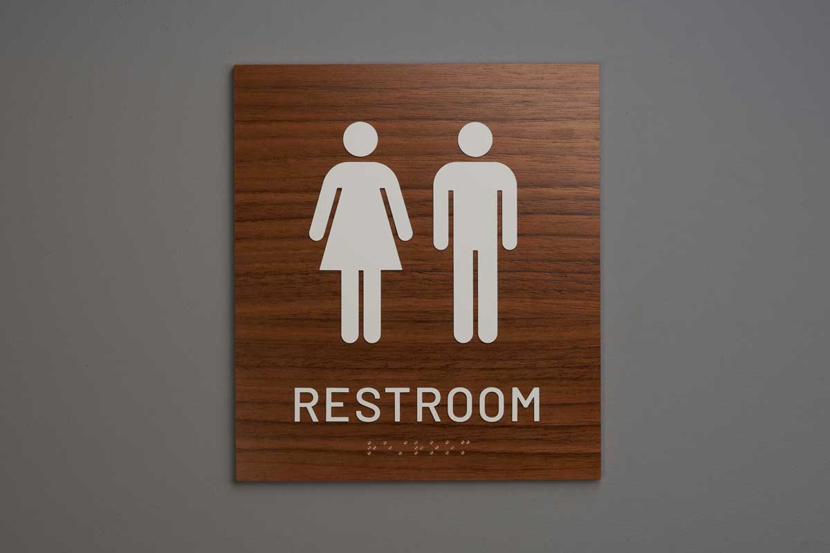 ADA - Restroom Wall Signs - Restroom