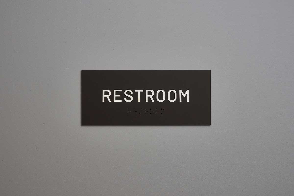 ADA - Restroom Text Only Sign - Restroom
