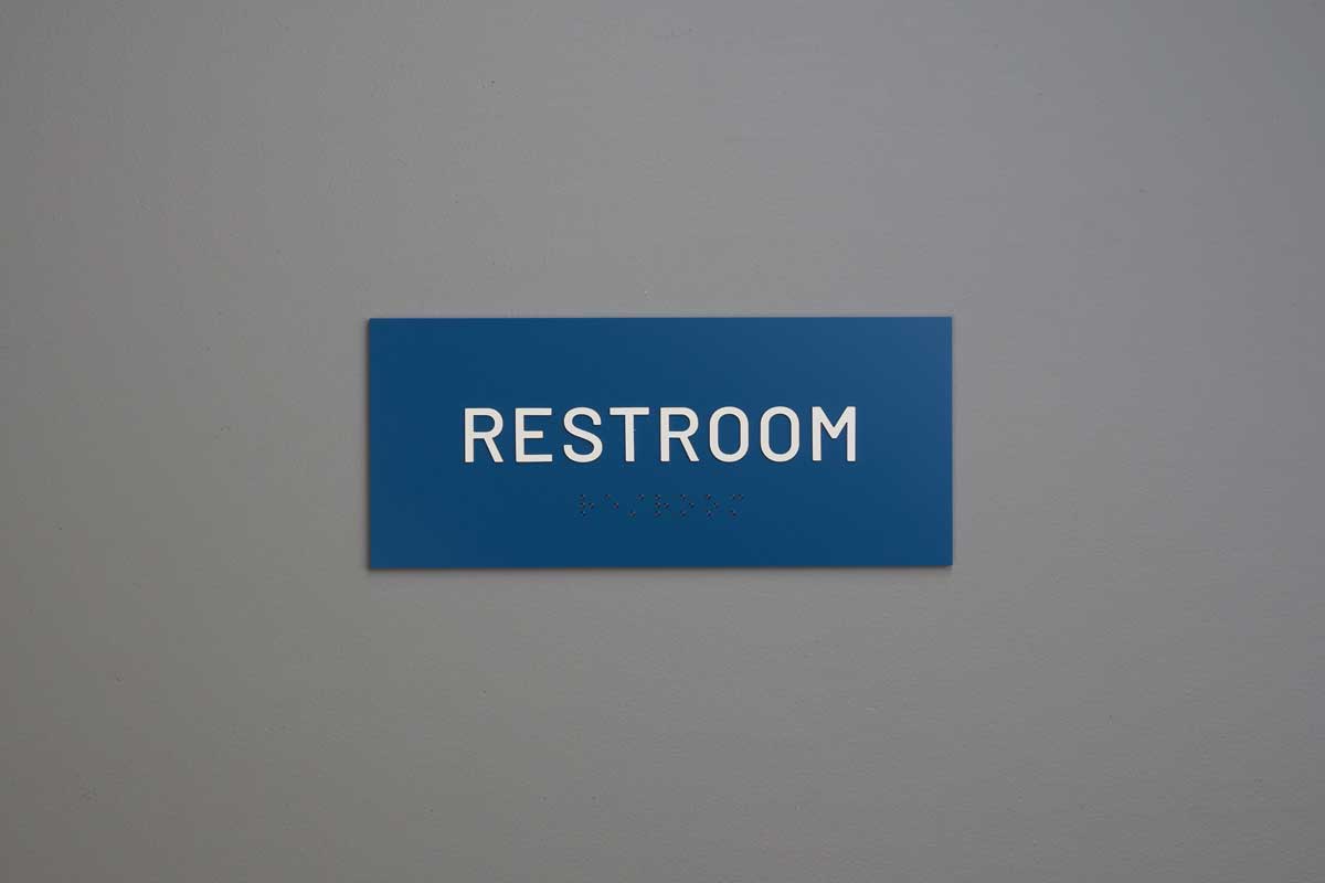 ADA - Restroom Text Only Sign - Restroom