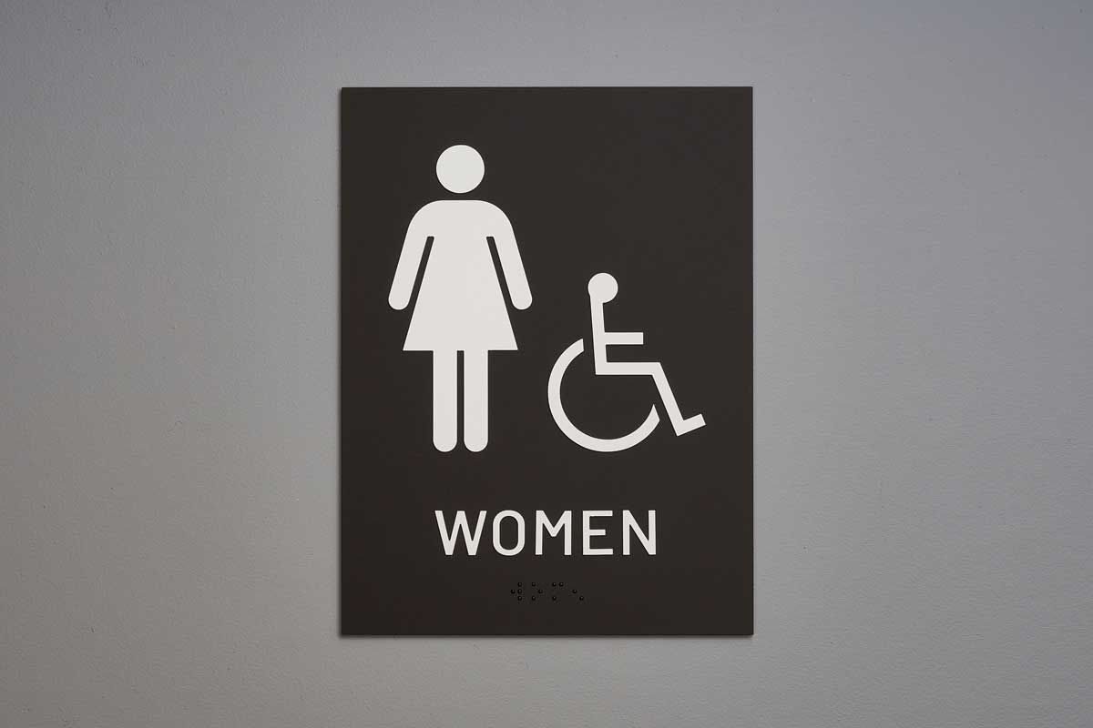ADA - Restroom Wall Signs - Women - ISA