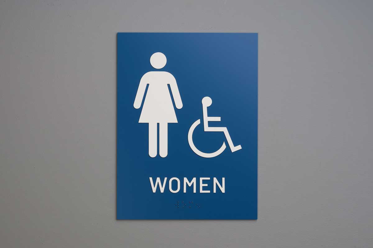 ADA - Restroom Wall Signs - Women - ISA