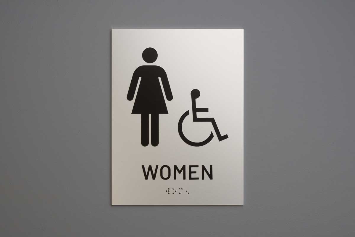 ADA - Restroom Wall Signs - Women - ISA