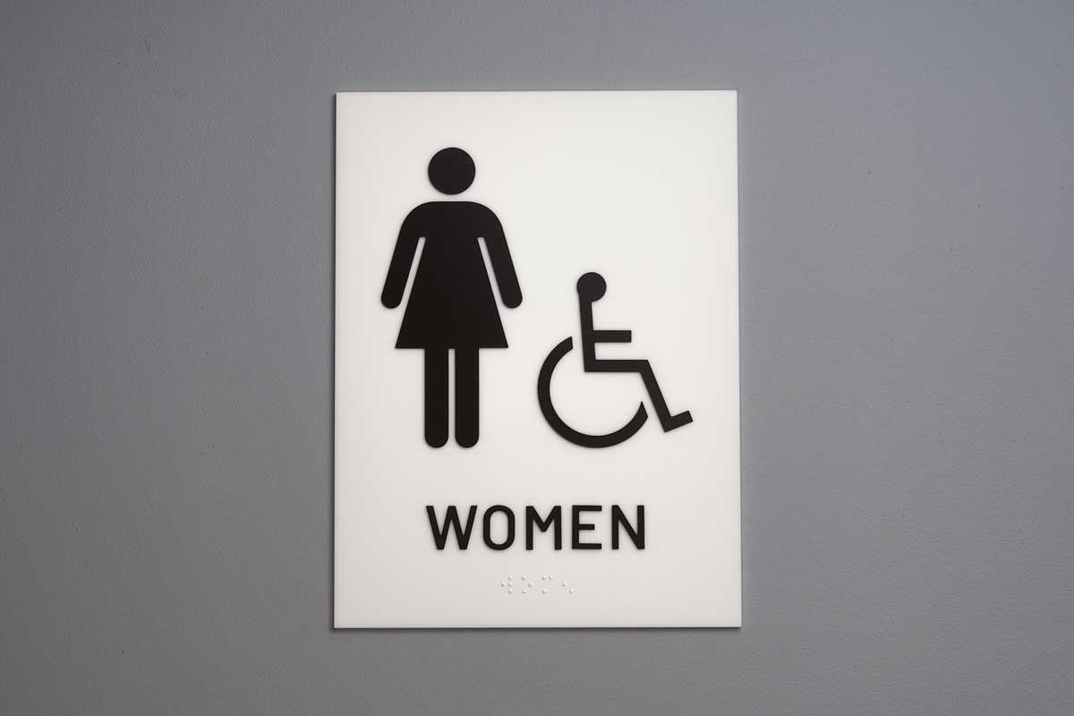ADA - Restroom Wall Signs - Women - ISA