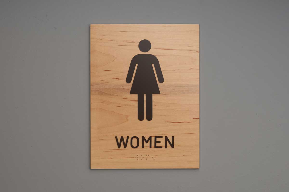 ADA - Restroom Wall Signs - Women