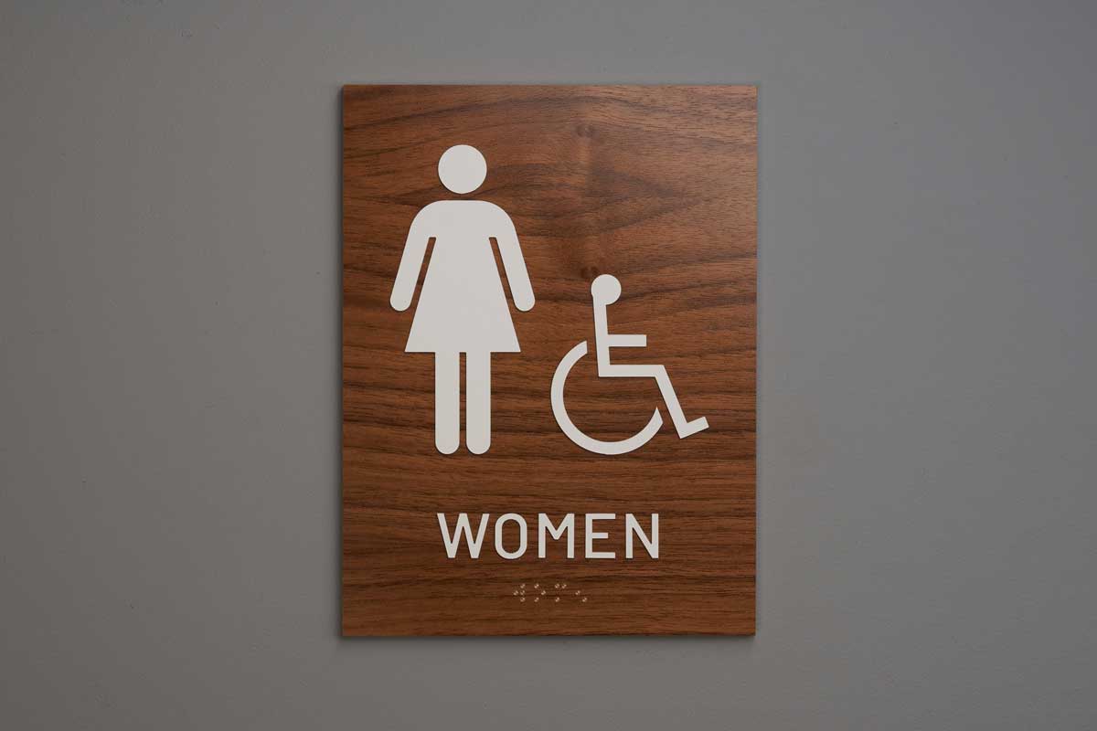 ADA - Restroom Wall Signs - Women - ISA