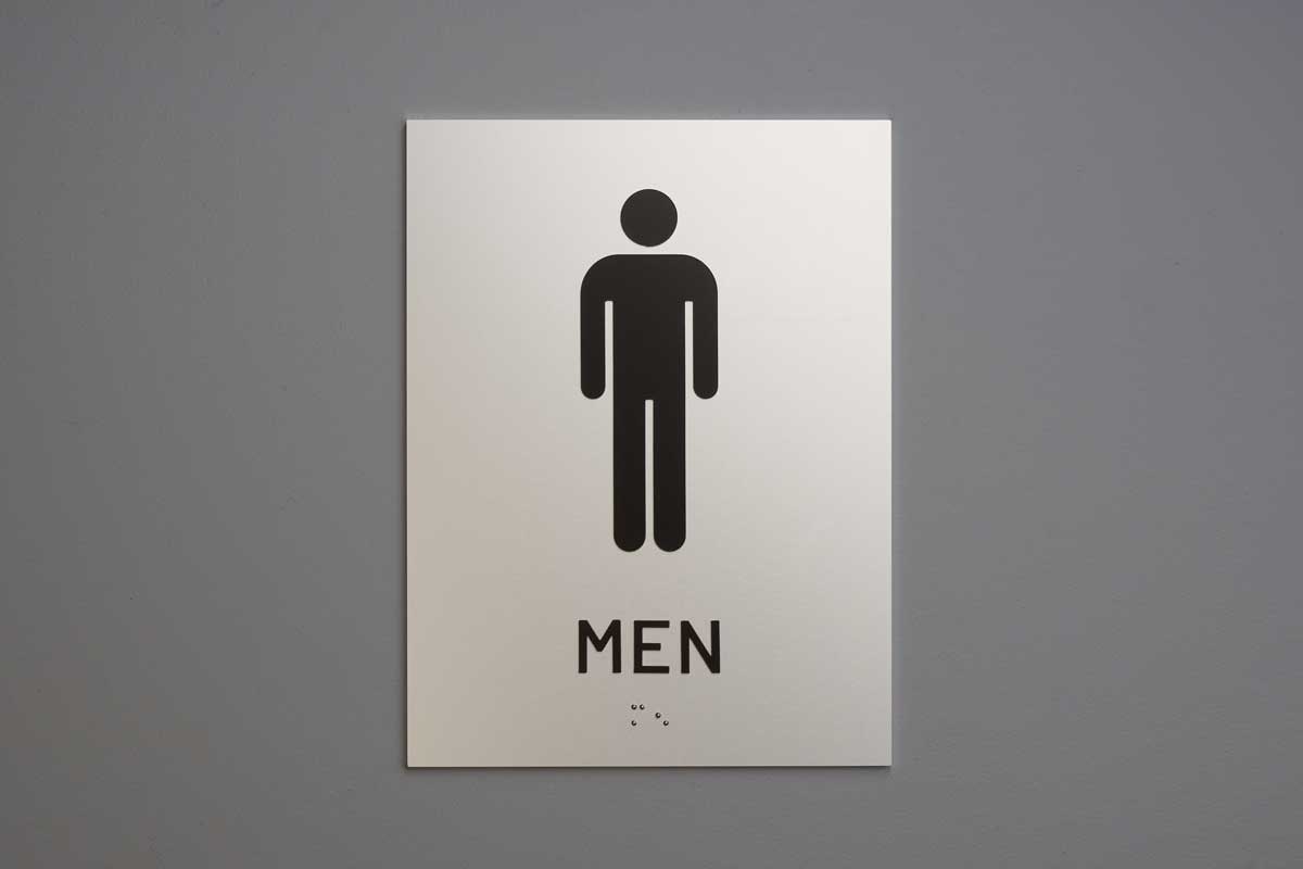 ADA - Restroom Wall Signs - Men