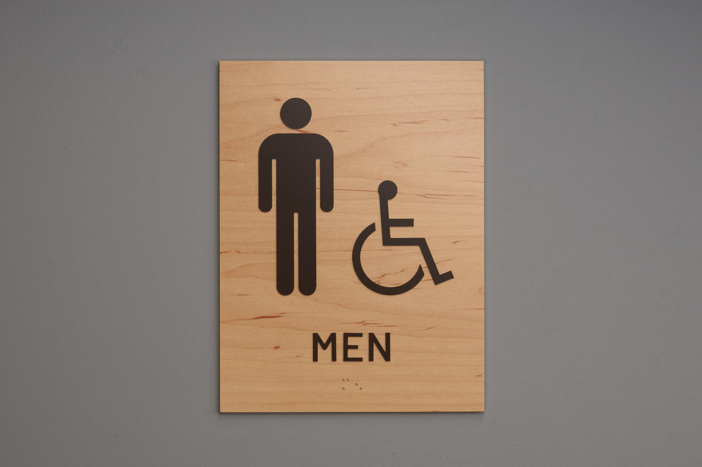 ADA - Restroom Wall Signs - Men - ISA