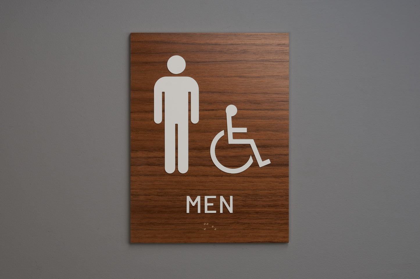 ADA - Restroom Wall Signs - Men - ISA