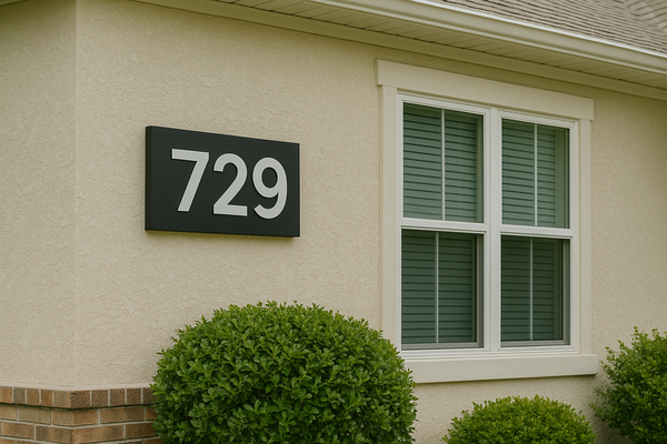 Custom House Number Signs for Yard | Martin Sign Company
