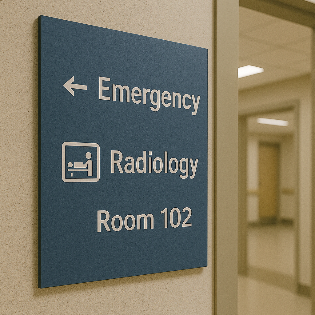 Custom Hospital Signage & Wayfinding Solutions | Martin Sign Compa