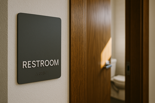 Gender Neutral Restroom Signs. Wording, Icons, And ADA Basics For California