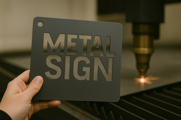 Custom Laser Cut Metal Signs And Panels In Californi