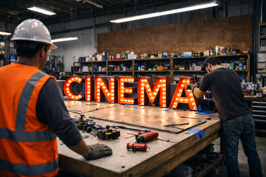 Illuminated Channel Letter Signs for Restaurants and Retail Stores