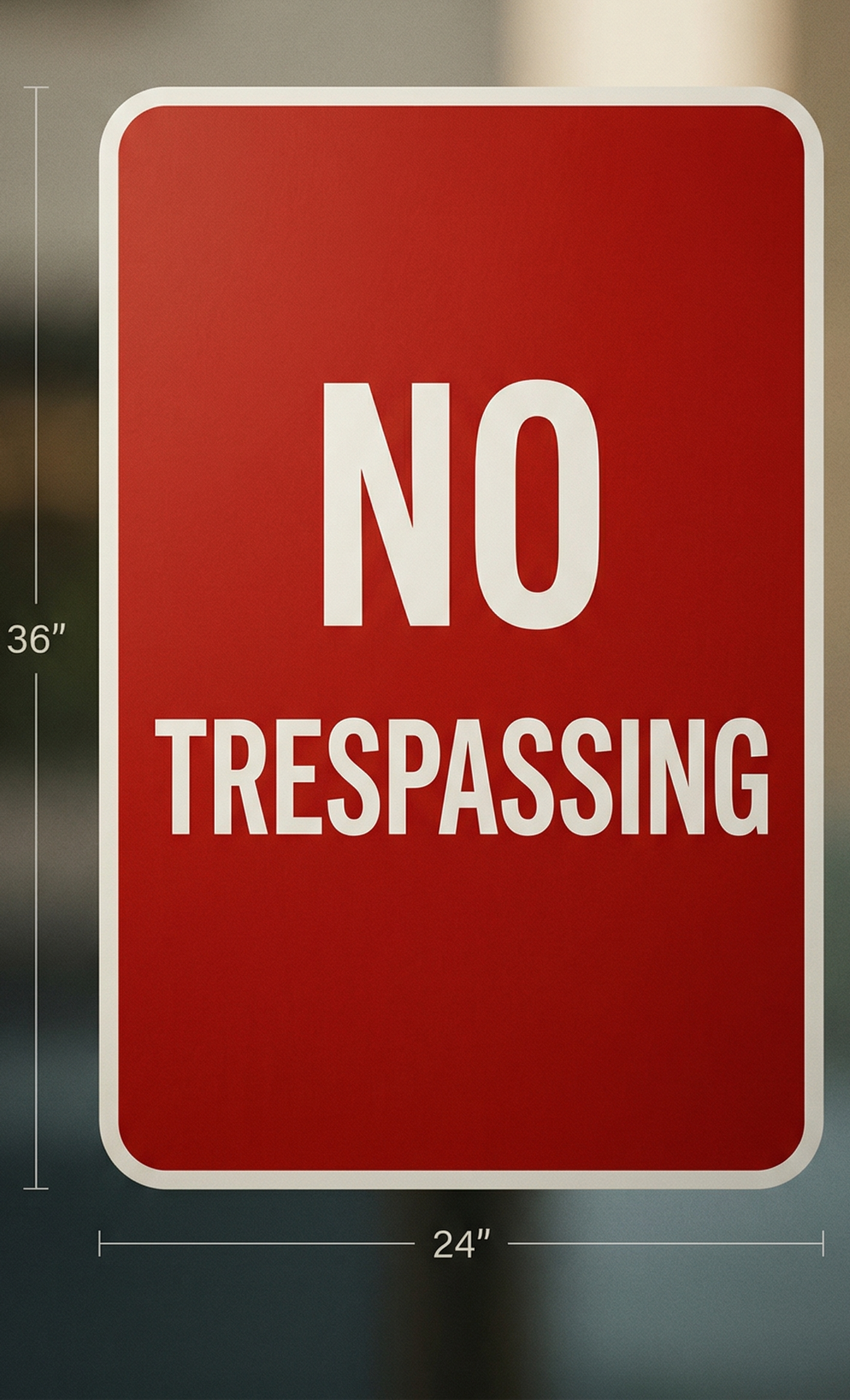 No Trespassing Sign