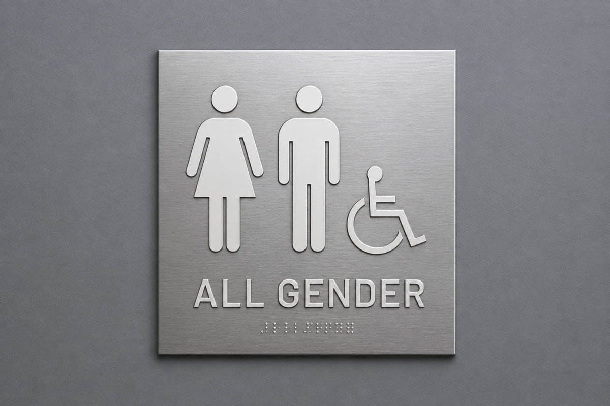 ADA - Restroom Wall Signs - All Gender - ISA