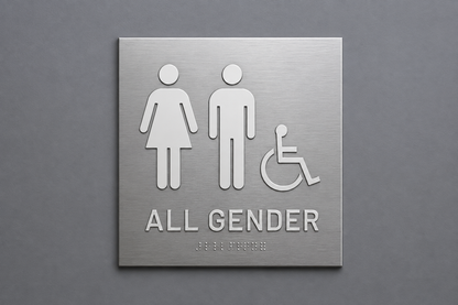 ADA - Restroom Wall Signs - All Gender - ISA