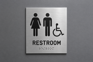 ADA - Restroom Wall Signs - Restroom - ISA