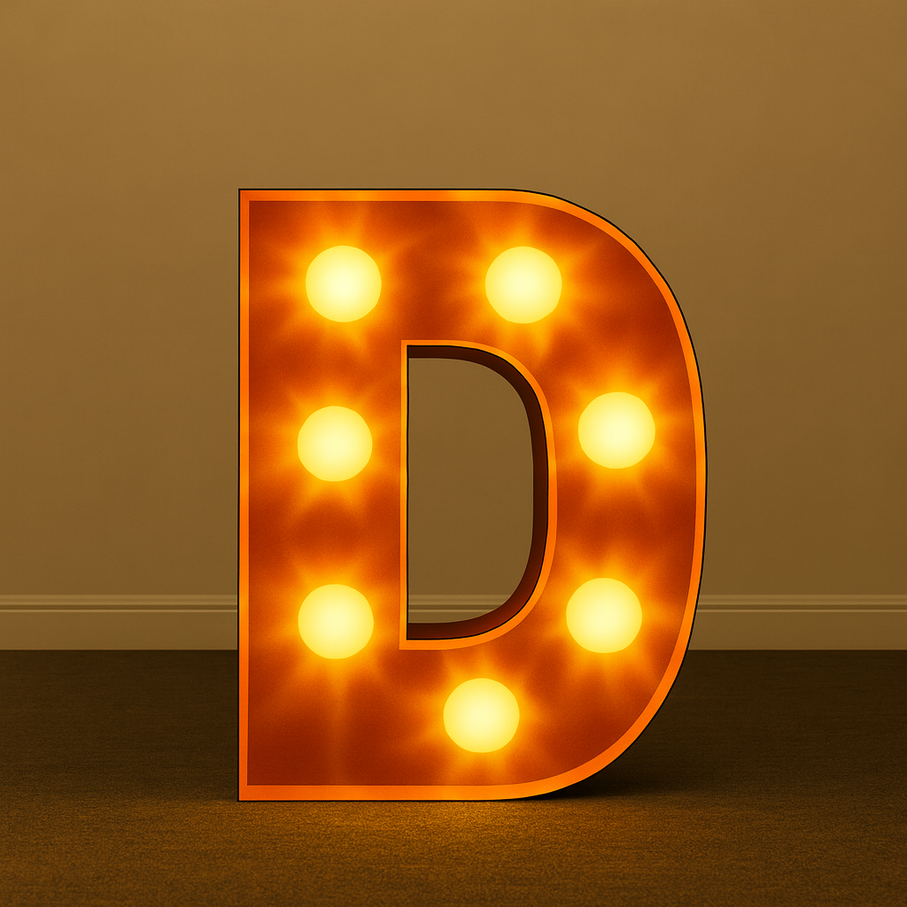 Marquee Lighted Letters