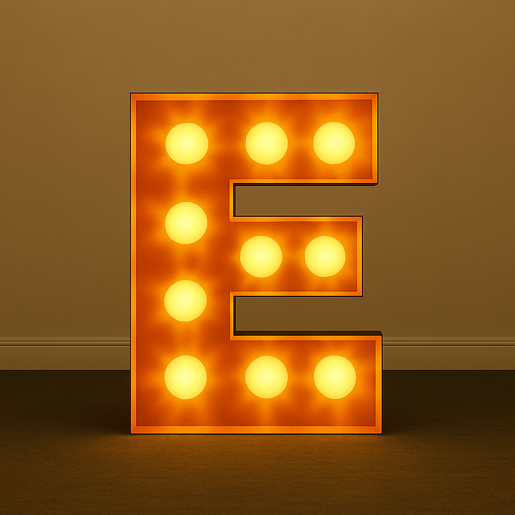 Marquee Lighted Letters