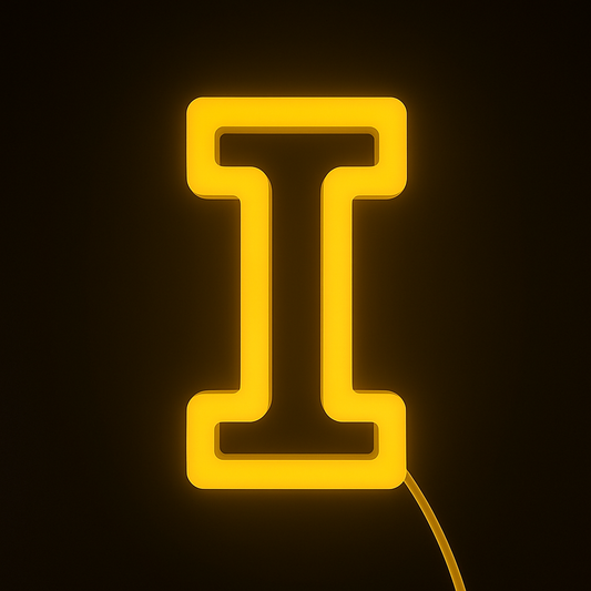 Faux Neon - Letter I