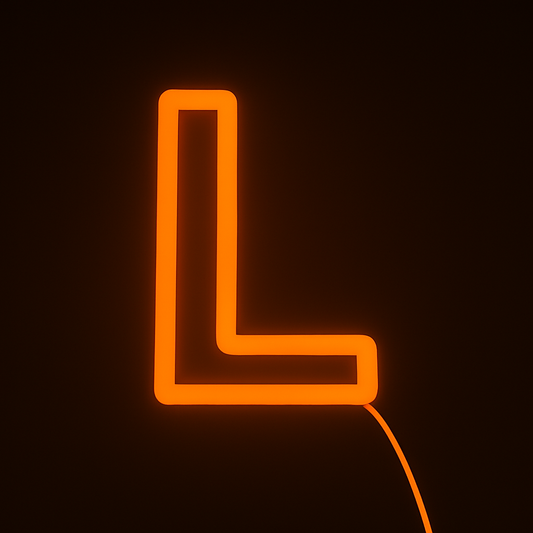 Faux Neon - Letter L