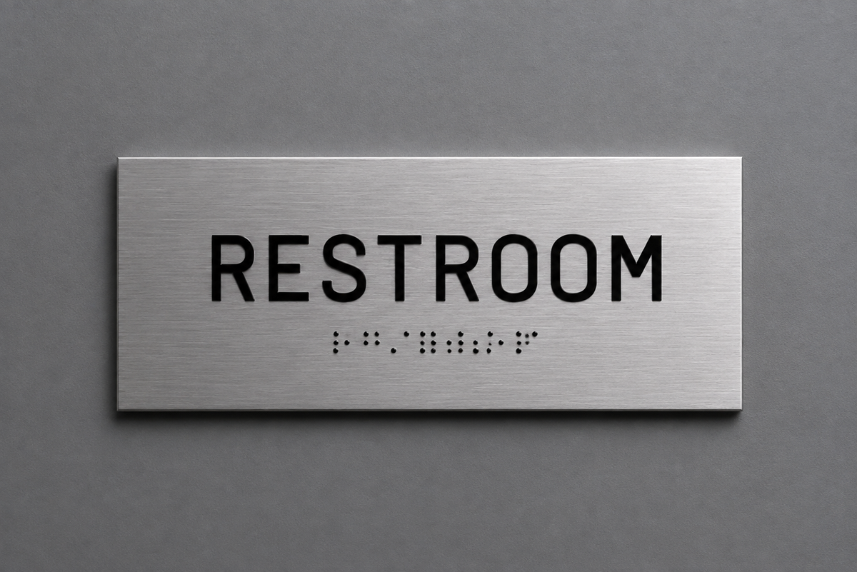 ADA - Restroom Text Only Sign - Restroom