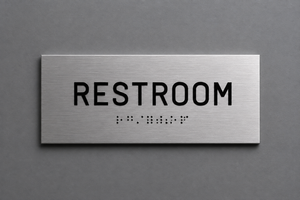 ADA - Restroom Text Only Sign - Restroom