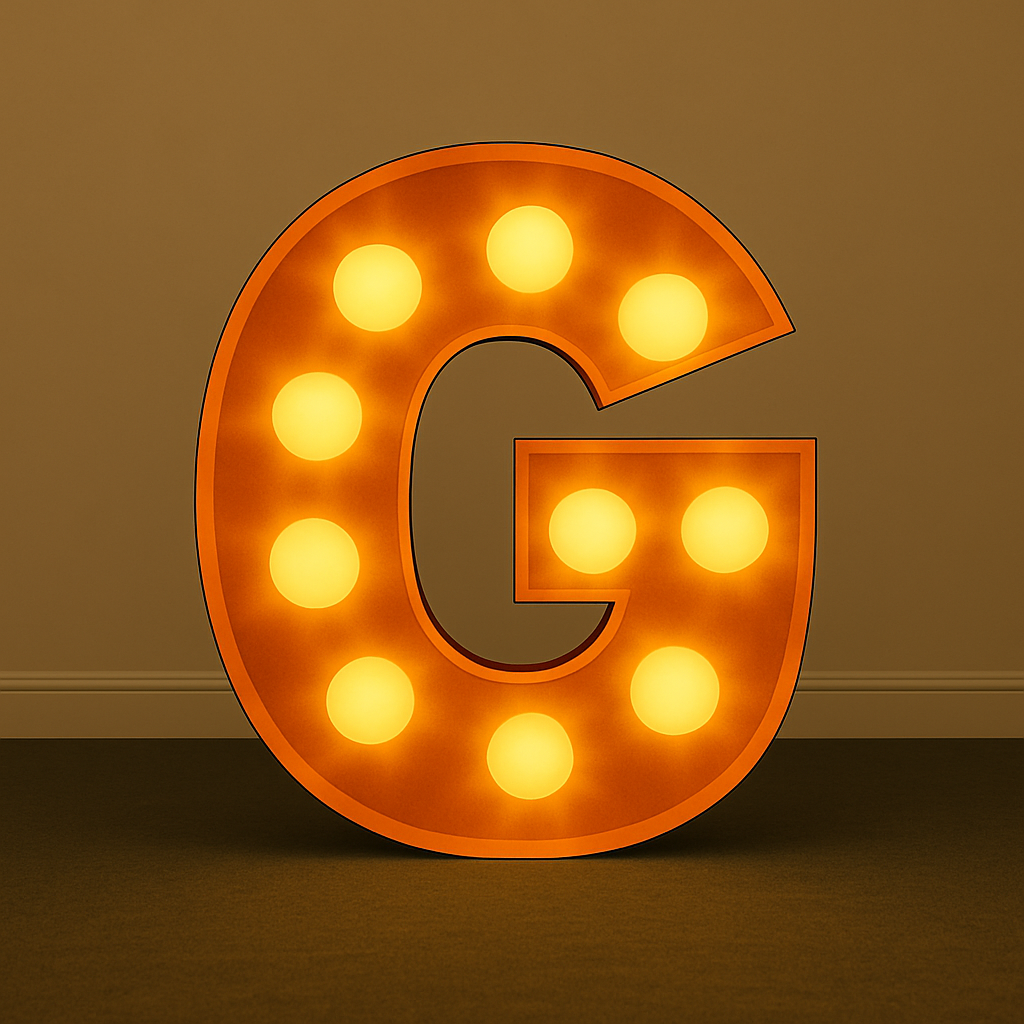 Marquee Lighted Letters