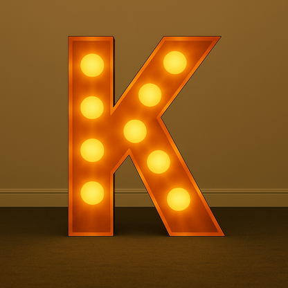 Marquee Lighted Letters