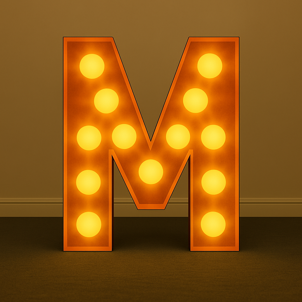 Marquee Lighted Letters