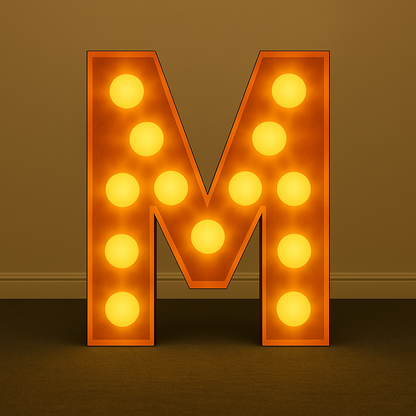 Marquee Lighted Letters