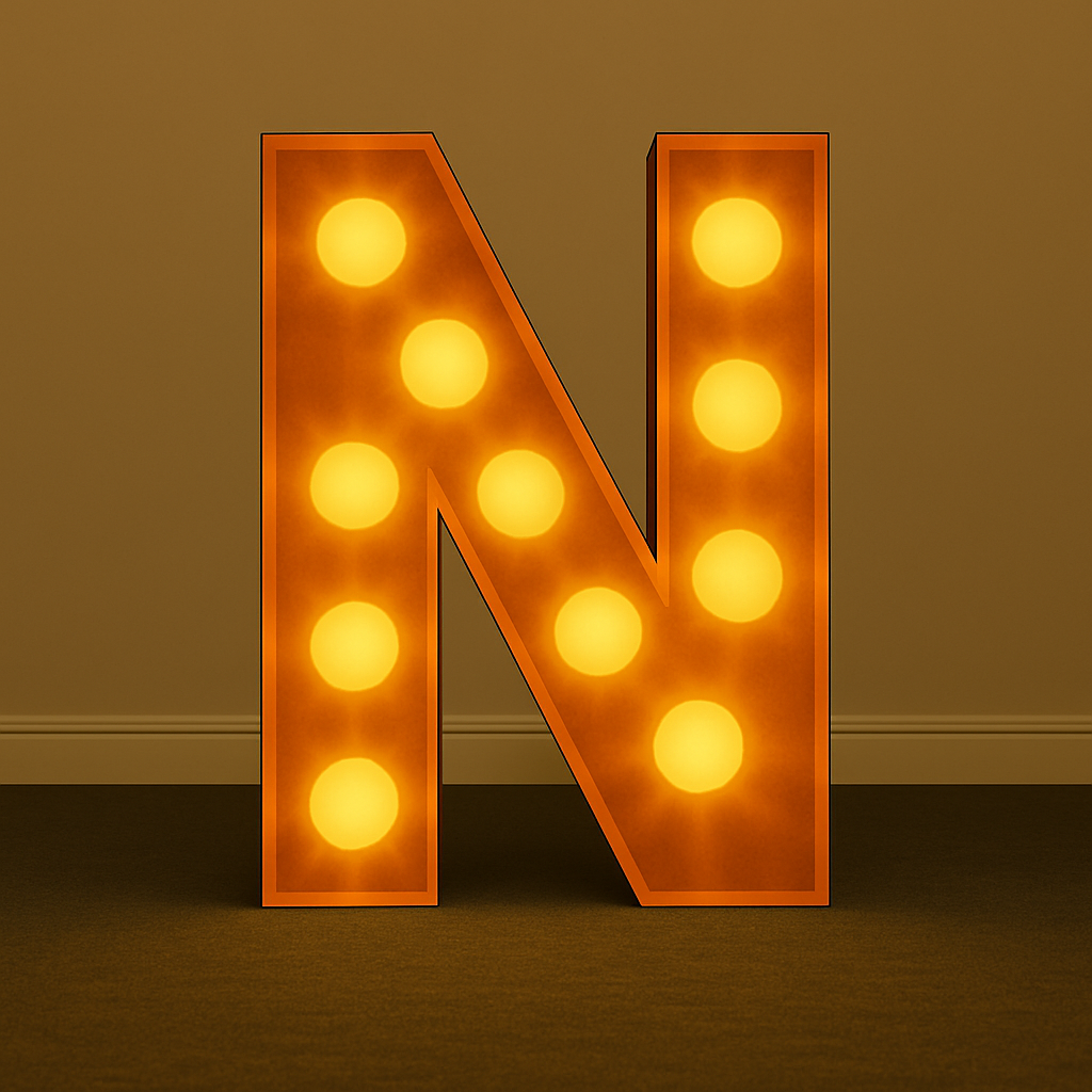 Marquee Lighted Letters