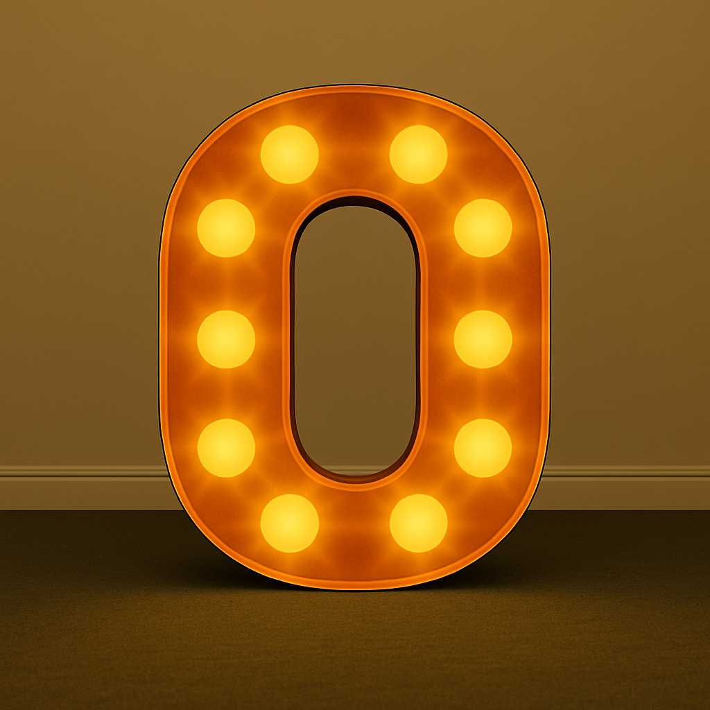 Marquee Lighted Letters