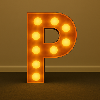 Marquee Lighted Letters