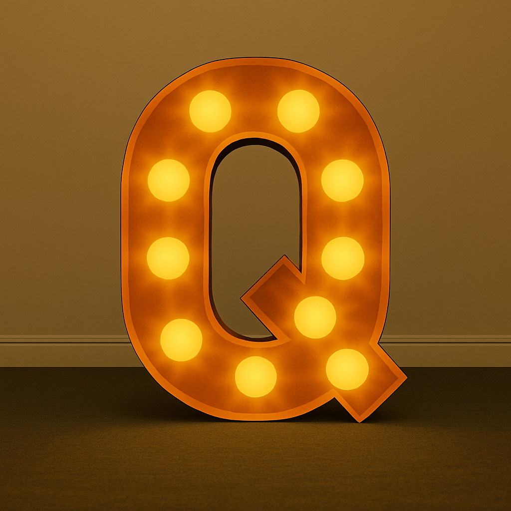 Marquee Lighted Letters