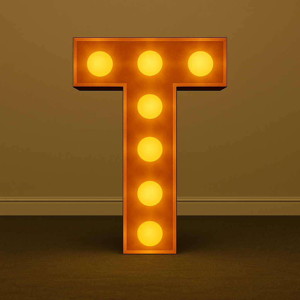 Marquee Lighted Letters